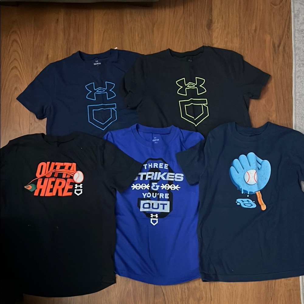 Under Armour Boys' Graphic T-Shirts - Set of 5